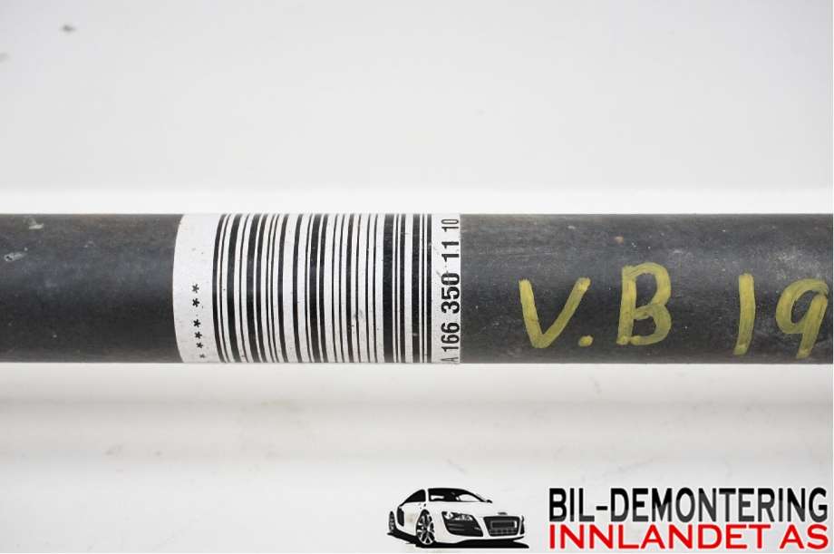 Drivaksel venstre bak til Mercedes ML 2011-2015 (Fase 1) (W166) (W166) (MERCEDES|A 166 350 11 10||A1663501110)