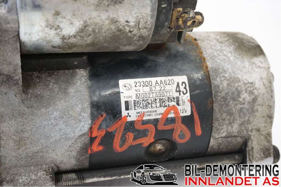 Starter diesel til Subaru Forester 2008-2013 (Type III)  (SUBARU|23300AA620||23300 AA620)