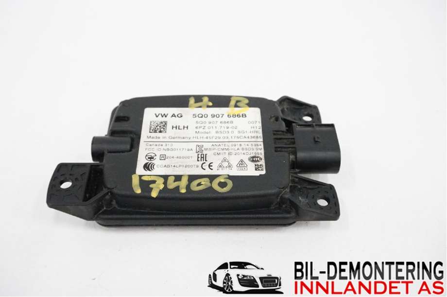 Sensor radar til VW e-Golf 2017-2020 (Fase 2)  (VOLKSWAGEN|5Q0 907 686 B|)
