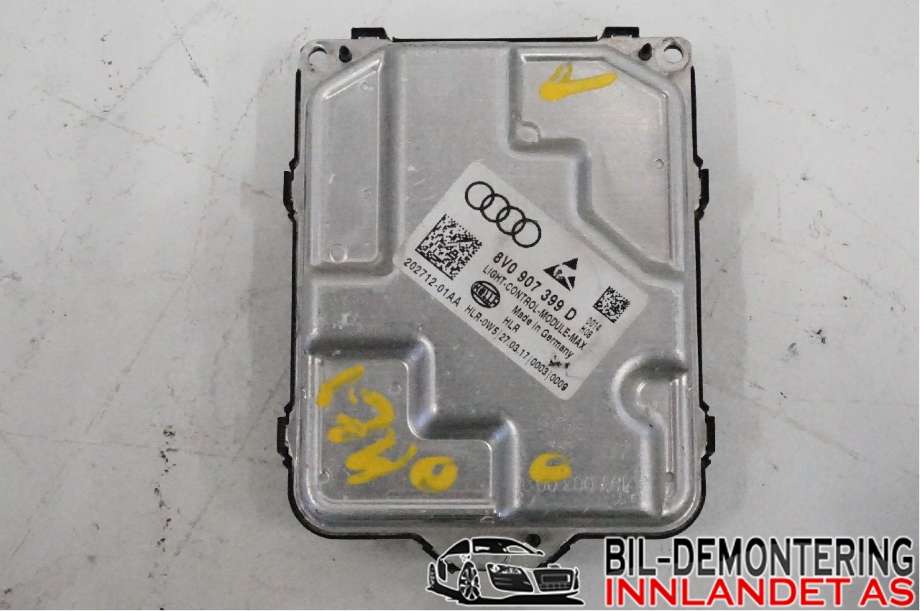 Styreenhet xenon/ballast til VW e-Golf, 2017-2020 (Fase 2)  (VOLKSWAGEN|8V0 907 399 D)