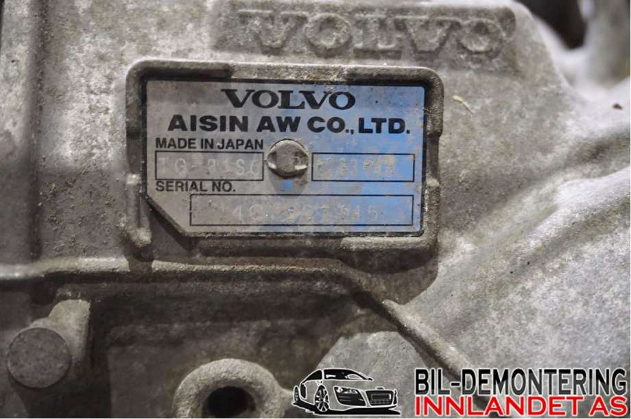Girkasse automat til Volvo V70 2014-2016 (Type III, Fase 2)  (VOLVO|36050696|1283148|)