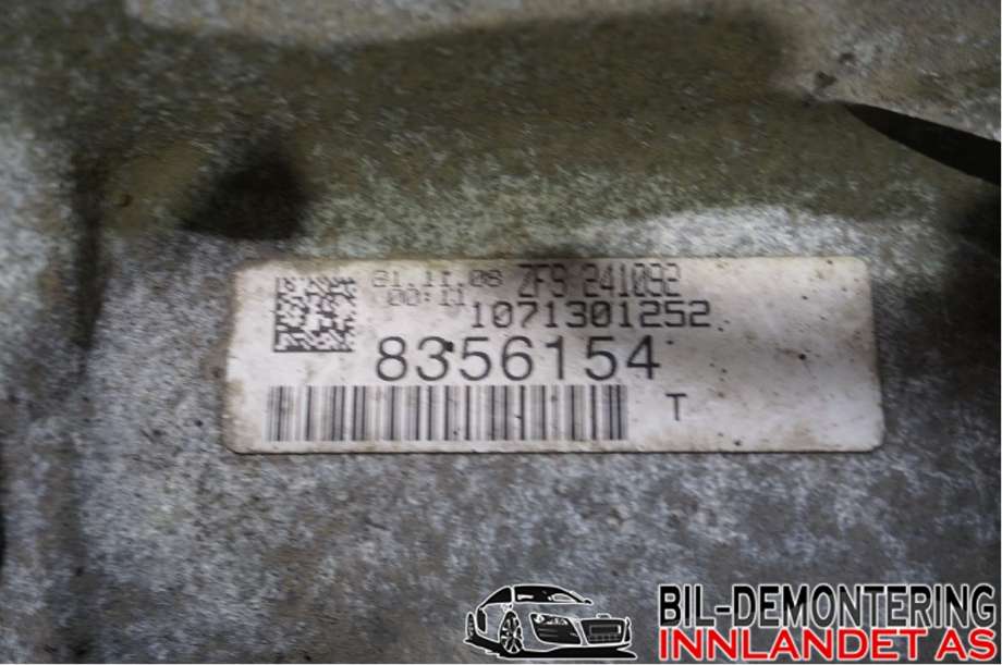 Girkasse automat til Audi A6 2008-2011 (Type III, Fase 2) (C6) (C6) (09L 300 040 TX|KJC|)
