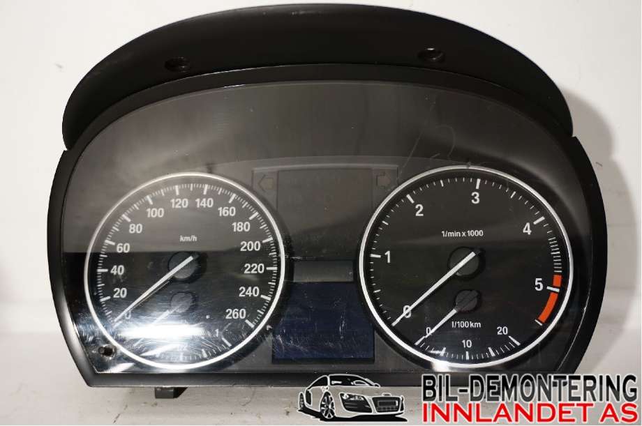 Speedometer til BMW 3-Serie, 2005-2011 (E90/E91/E92/E93) (E90/E91/E92/E93) (BMW|62 10 9 316 127)