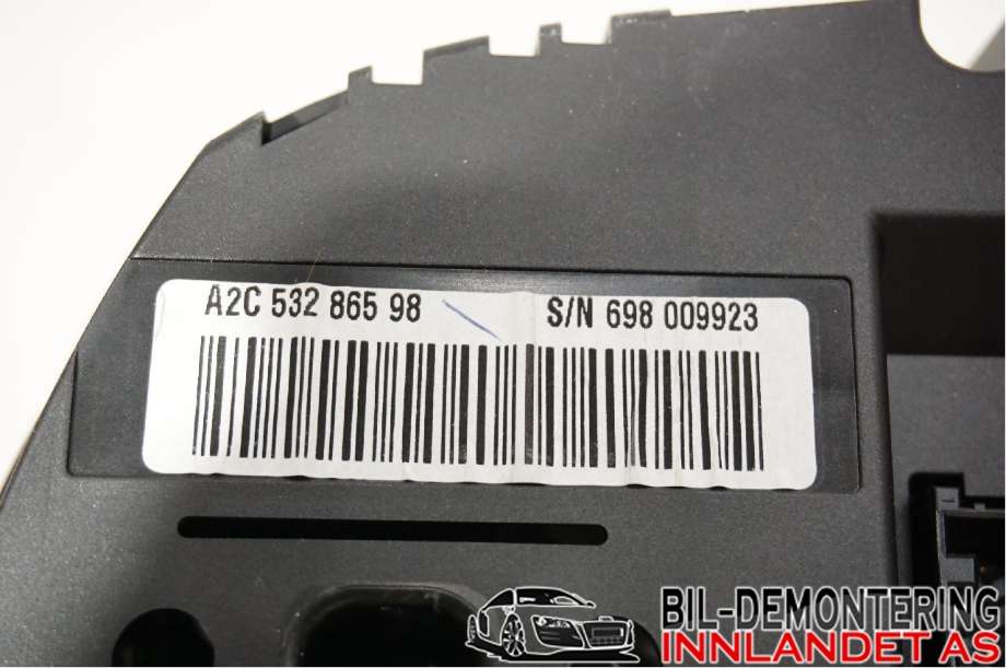 Speedometer til BMW 3-Serie 2005-2011 (E90/E91/E92/E93) (E90/E91/E92/E93) (BMW|62 10 9 316 127|698 009 923|14369510)