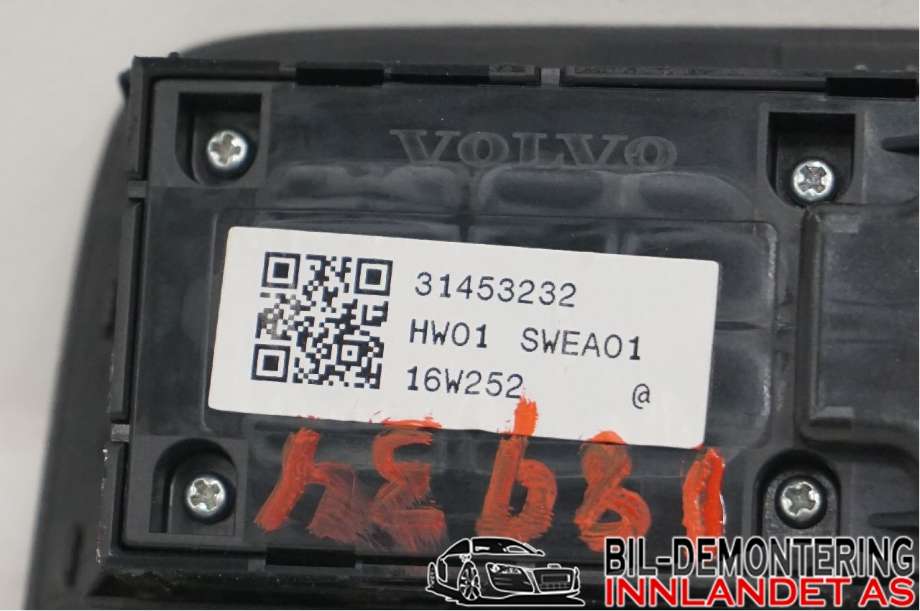 Bryter ruteheis til Volvo V40 2012-2019  (VOLVO|31453232|)