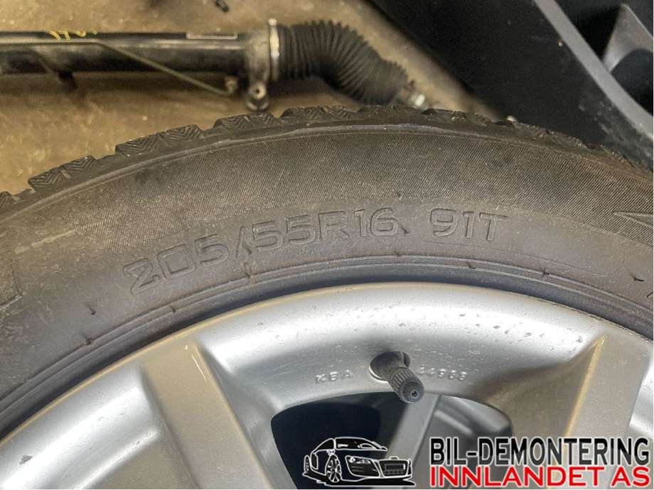Felgsett aluminium til Nissan Leaf 2011-2017 (Type I)  (NISSAN|61/2JX16H2|205/55R16|CONTINENTAL)