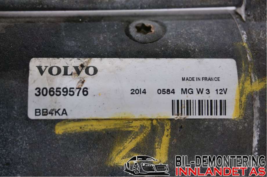 Starter diesel til Volvo V70 2014-2016 (Type III, Fase 2)  (VOLVO|36002980||30659576)