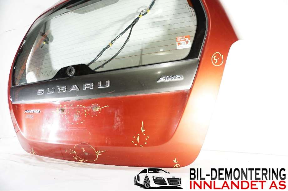 Bakluke combi til Subaru Forester 2002-2005 (Type II, Fase 1) (SUBARU|60809SA0109P|)