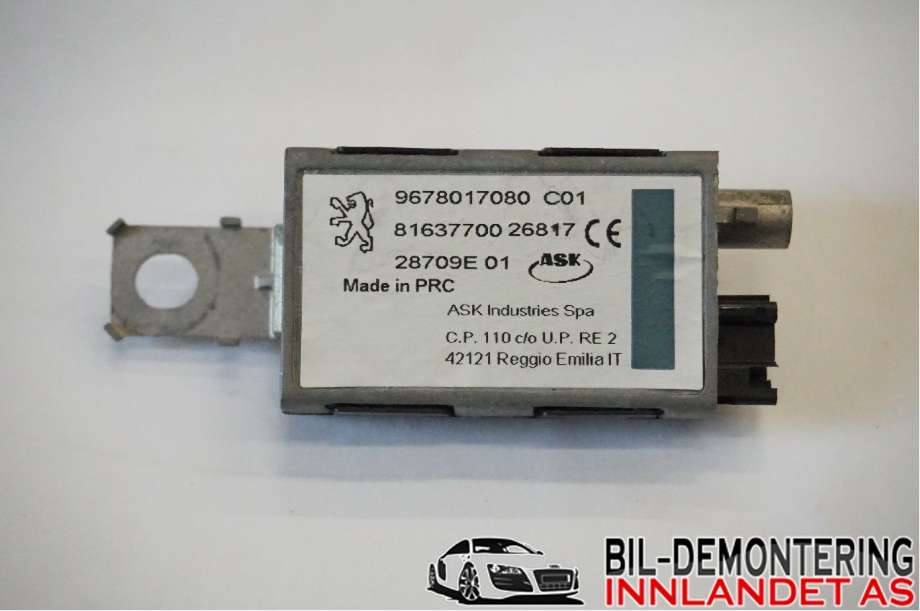 Antenne forsterker til Peugeot 3008, 2016-->> (Type II)  (96 780 170 80)