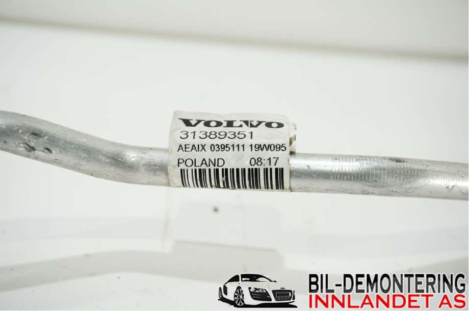 Aircondition rør til Volvo XC60 2017-->> (Type II)  (VOLVO|31389351|)