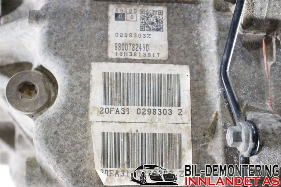 Girkasse automat til Toyota Proace 2013-2016 (Type I)  (TOYOTA||13H380298303|9800782480)