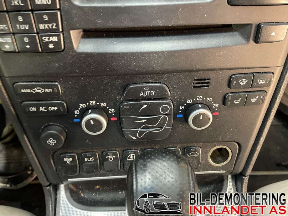 Varmeapparat betjening til Volvo XC90, 2007-2014 (Type I, Fase 2)  (VOLVO|30782691)