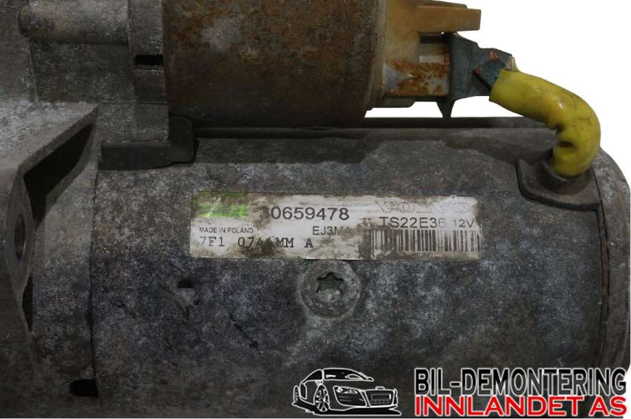 Starter diesel til Volvo V70 2007-2013 (Type III, Fase 1)  (VOLVO|36001519|)