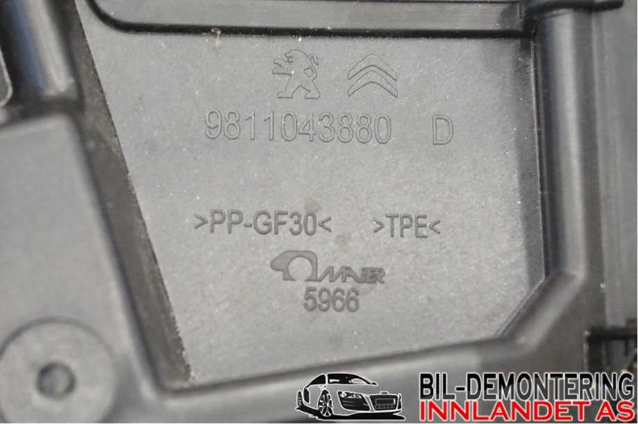 Lister til Peugeot 3008 2016-->> (Type II)  (98 110 438 XK||9811043880)