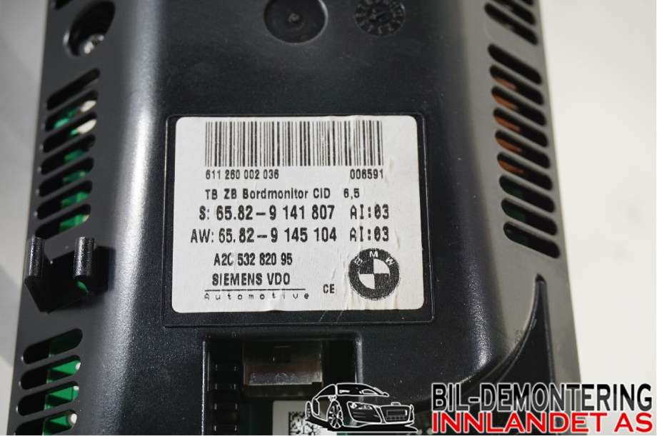 Instrument kjørecomputer til BMW 5-Serie 2003-2010 (E60/E61) (E60/E61) (BMW|65 82 9 193 758|)