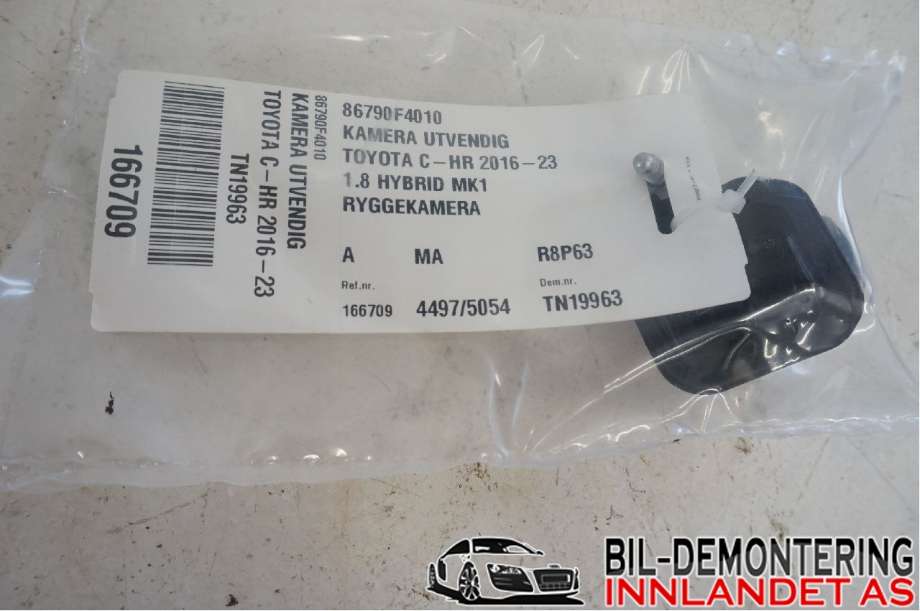 Kamera til Toyota C-HR 2016-->>  (TOYOTA|86790F4010|)