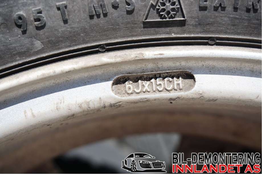 Felgsett aluminium til Peugeot 307 2001-2004 (Fase 1)  (PEUGEOT|6JX15CH|195/65R15|)