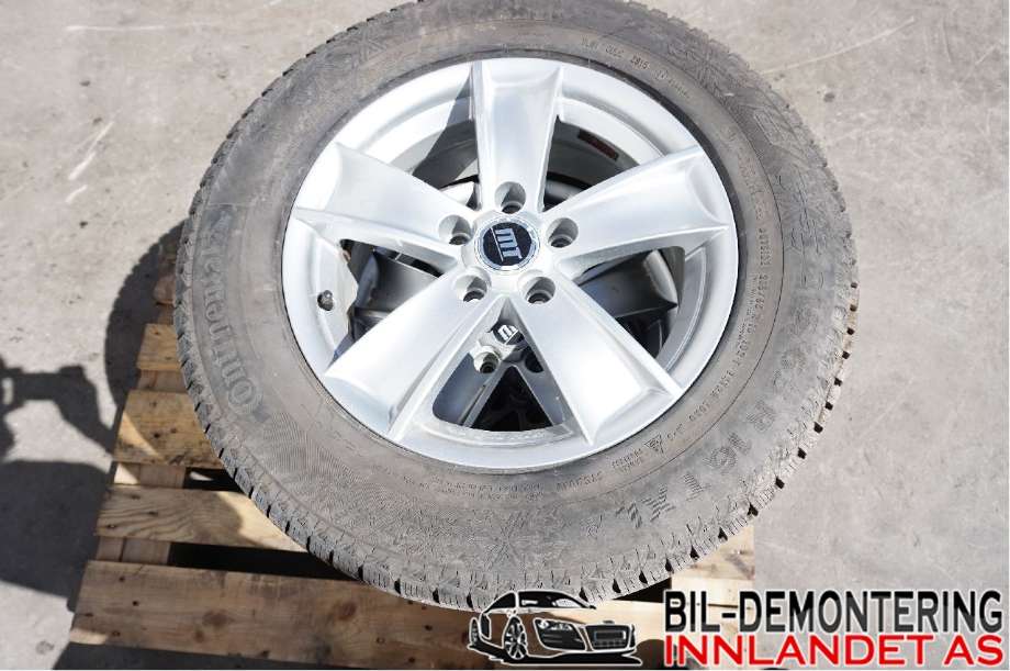 Felg aluminium til VW Tiguan 2011-2016 (Type I, Fase 2)  (VOLKSWAGEN|6.5JX16H2|215/65R16|CONTINENTAL)