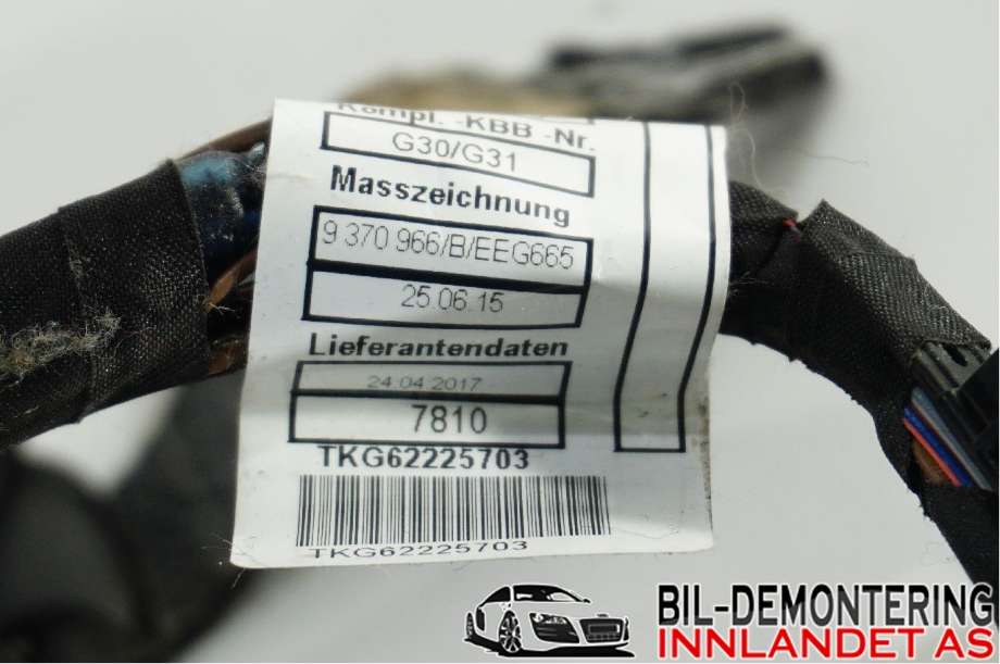 Ledningsnett til BMW 5-Serie 2017-->> (G30/G31) (G30/G31) (530E HYBRID G30|61 12 8 714 783|)