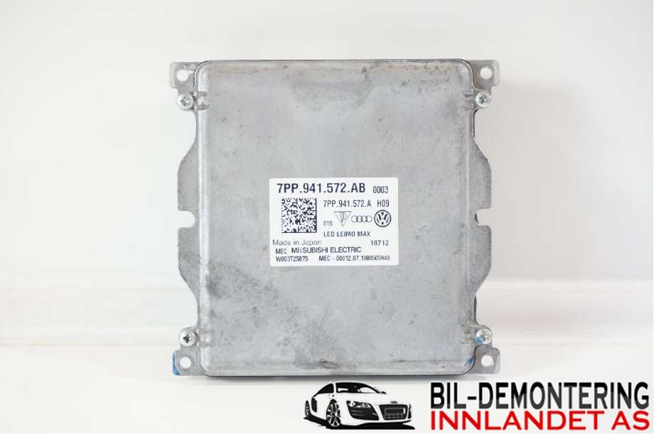 Styreenhet xenon/ballast til VW Passat, 2015-2019 (Fase 1) (B8) (B8) (VOLKSWAGEN|7PP 941 572 AB)