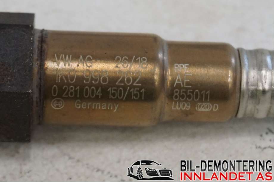 Eksos diverse til VW Transporter / Caravelle 2009-2015 (Fase 2) (T5) (T5) (VOLKSWAGEN|1K0 998 262 AE|)