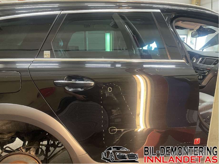 Dør høyre bak til Peugeot 508, 2014-2018 (Type I, Fase 2)  (PEUGEOT|9008 Y0)