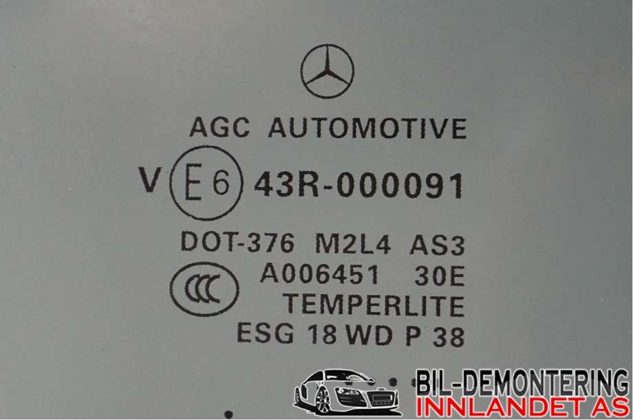 Siderute høyre bak til Mercedes ML 2011-2015 (Fase 1) (W166) (W166) (MERCEDES|A 166 735 08 10|)