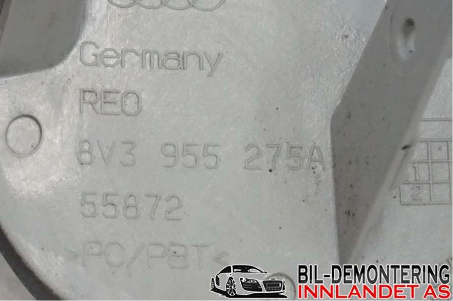 Lyktespylerdyse til Audi A3 2016-2020 (Type III, Fase 2)  (AUDI|8V3 955 275 A|)