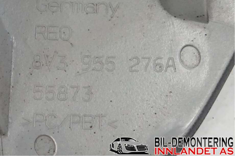 Lyktespylerdyse til Audi A3 2016-2020 (Type III, Fase 2)  (AUDI|8V3 955 276 A|)