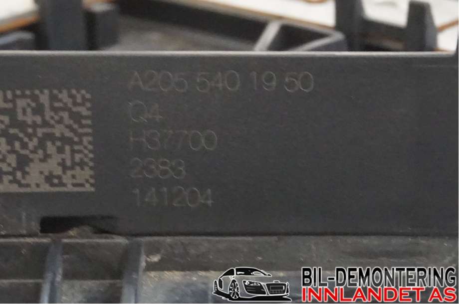 Sikringsboks til Mercedes C-Klasse 2014-2018 (Fase 1) (W205) (W205) (MERCEDES|A 205 540 19 50|)