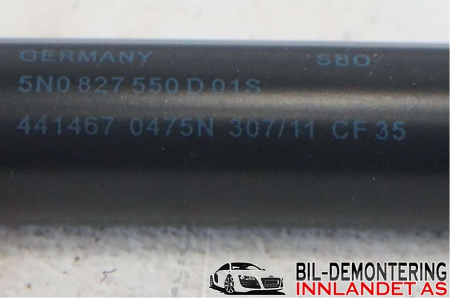 Baklukedemper til VW Tiguan 2011-2016 (Type I, Fase 2) (VOLKSWAGEN|5N0 827 550 D|)