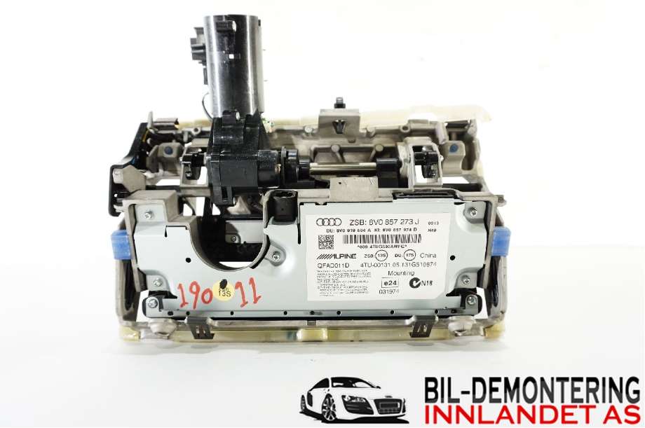 Instrument kjørecomputer til Audi A3 2012-2016 (Type III, Fase 1)  (AUDI|8V0 857 273 J||8V0857273J)