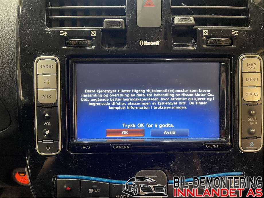 Bilstereo til Nissan Leaf, 2011-2017 (Type I)  (NISSAN|259154NR6B)