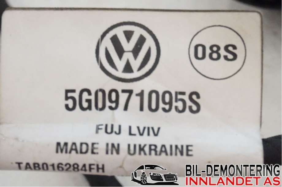 Ledningsnett til VW e-Golf 2017-2020 (Fase 2)  (VOLKSWAGEN|5G0 971 095 S|)