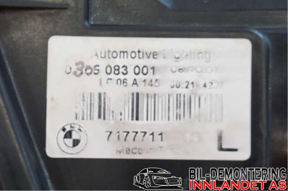 Tåkelykt høyre foran til BMW 5-Serie 2003-2010 (E60/E61) (E60/E61) (BMW 520D|63 17 7 177 711|)