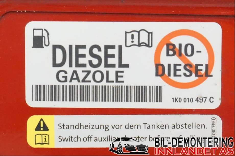 Tanklokk til VW Transporter / Caravelle 2015-2019 (T6) (T6) (VOLKSWAGEN|7E0 809 905 A|)