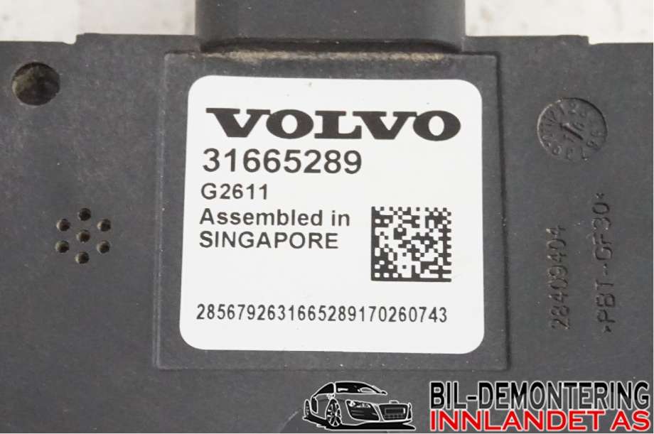 Sensor radar til Volvo V60/V60 CC 2013-2018 (Type I, Fase 2)  (31665289|)
