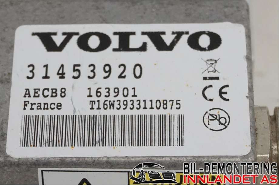 Styreenhet batteri til Volvo V60/V60 CC 2013-2018 (Type I, Fase 2)  (31453920|)