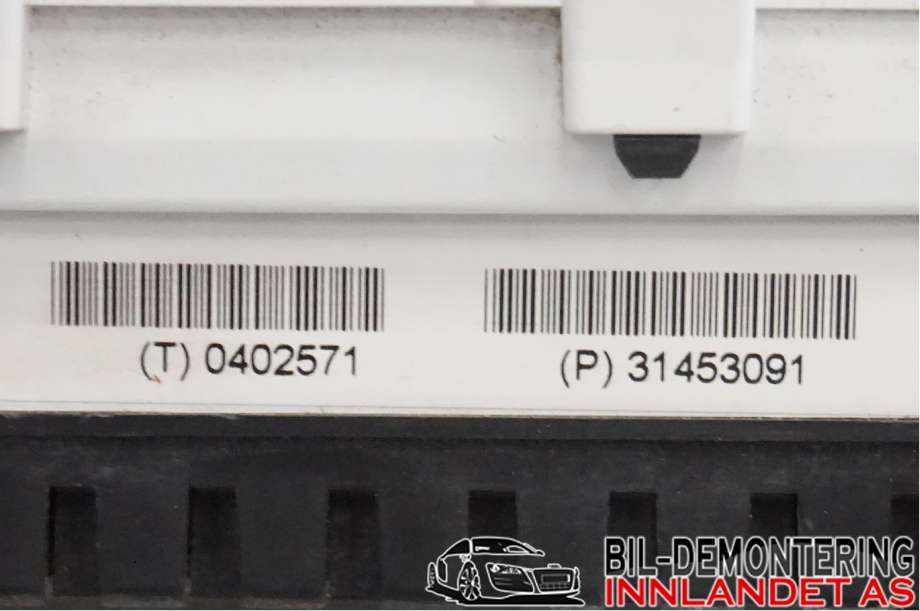 Speedometer til Volvo V60/V60 CC 2013-2018 (Type I, Fase 2)  (31453091|)
