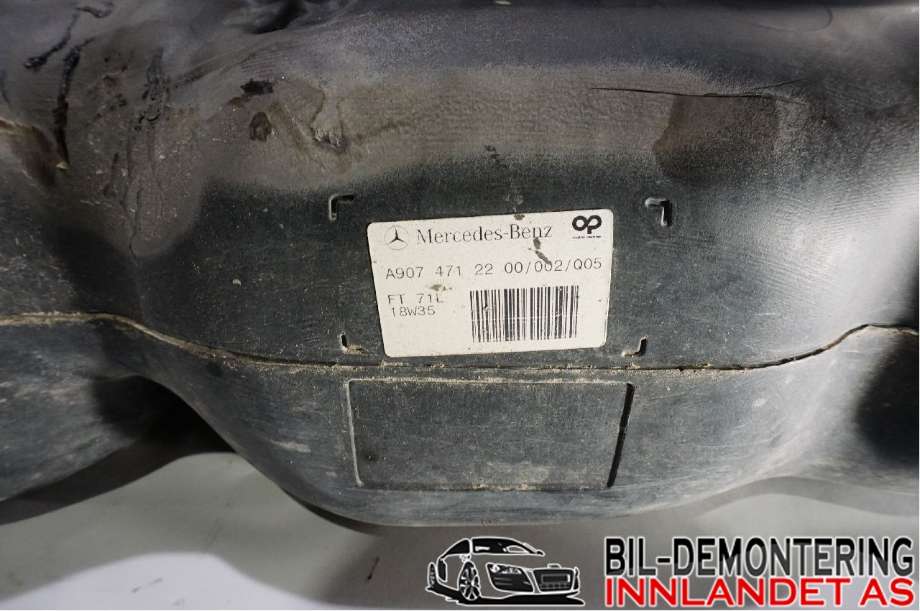 Dieseltank til Mercedes Sprinter 2018-->> (907/910) (907/910) (A 907 471 22 00|A 907 471 27 00|)
