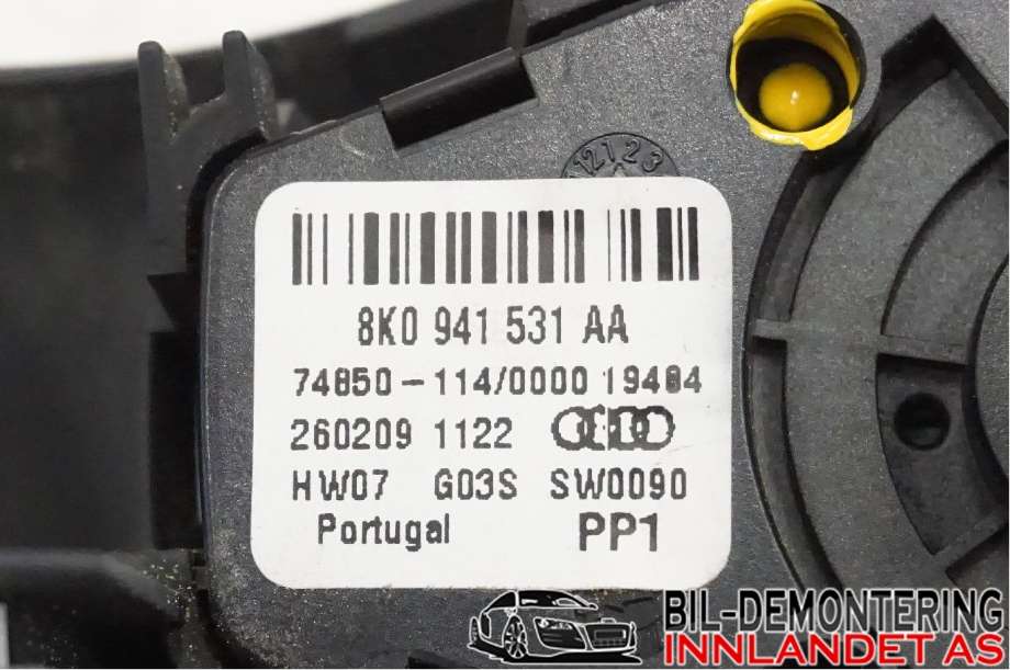 Bryter lys til Audi A5 2007-2016 (Type I)  (AUDI|8K0 941 531 AA|)