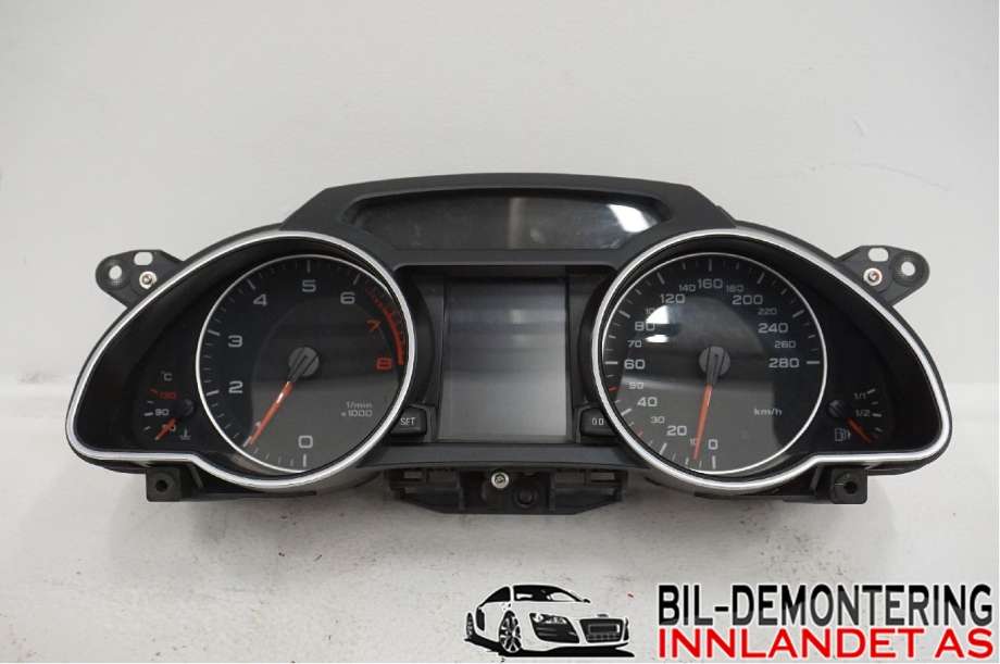 Speedometer til Audi A5, 2007-2016 (Type I)  (AUDI|8T0 920 931  X)