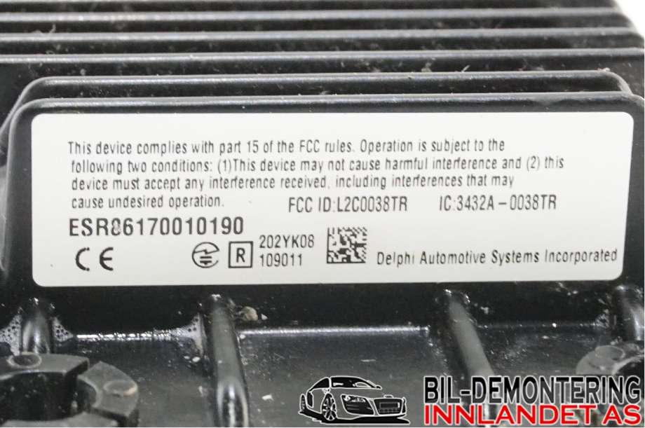 Sensor radar til Volvo V60/V60 CC 2013-2018 (Type I, Fase 2)  (31678089|31471259|)