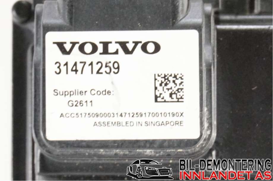 Sensor radar til Volvo V60/V60 CC 2013-2018 (Type I, Fase 2)  (31678089|31471259|)