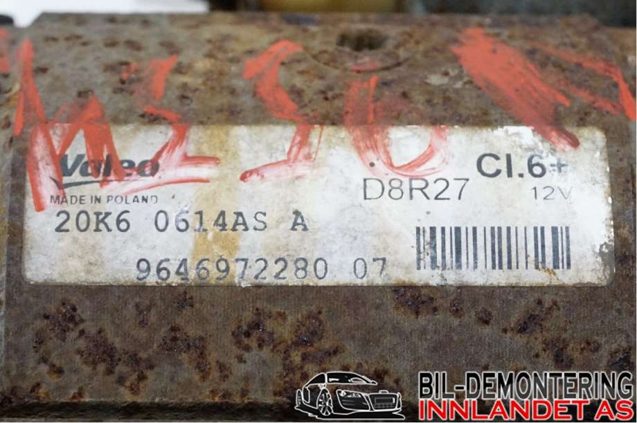 Starter diesel til Citroën Jumpy 2016-->> (Type III)  (CITROEN|5802 EF|)