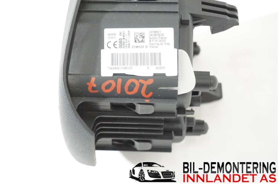 Airbag rattpute til Opel Corsa F 2019-->>  (OPEL|98301367ZD|)