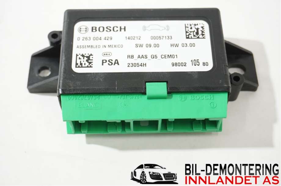 Styreenhet parkering til Peugeot 308, 2013-2021 (Type II)  (PEUGEOT|16 108 037 80)