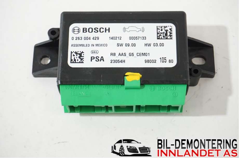 Styreenhet parkering til Peugeot 308 2013-2021 (Type II)  (PEUGEOT|16 108 037 80||0263004429)