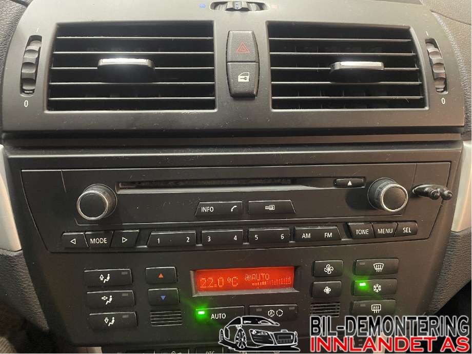 Bilstereo til BMW X3, 2007-2010 (Fase 2) (E83) (E83) (BMW|65 12 9 136 410)