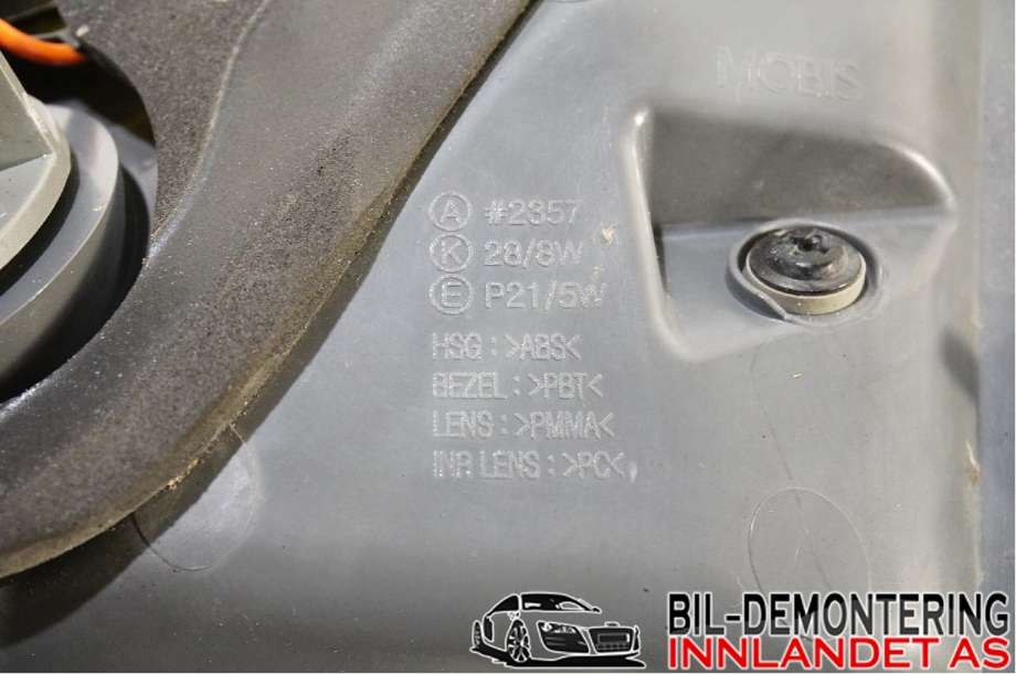 Baklykt venstre indre til Hyundai i30 2012-2017 (Type II) (HYUNDAI|92403A 5010|)